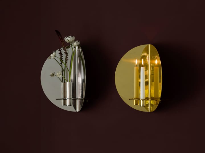 Twilight キャンドルスティック wall, brass KLONG | クロング