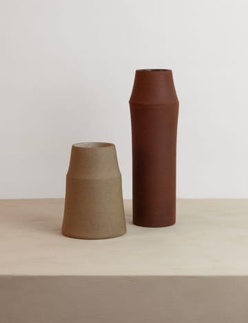 Clay 花瓶 18 cm - Warm sand - Knabstrup Keramik