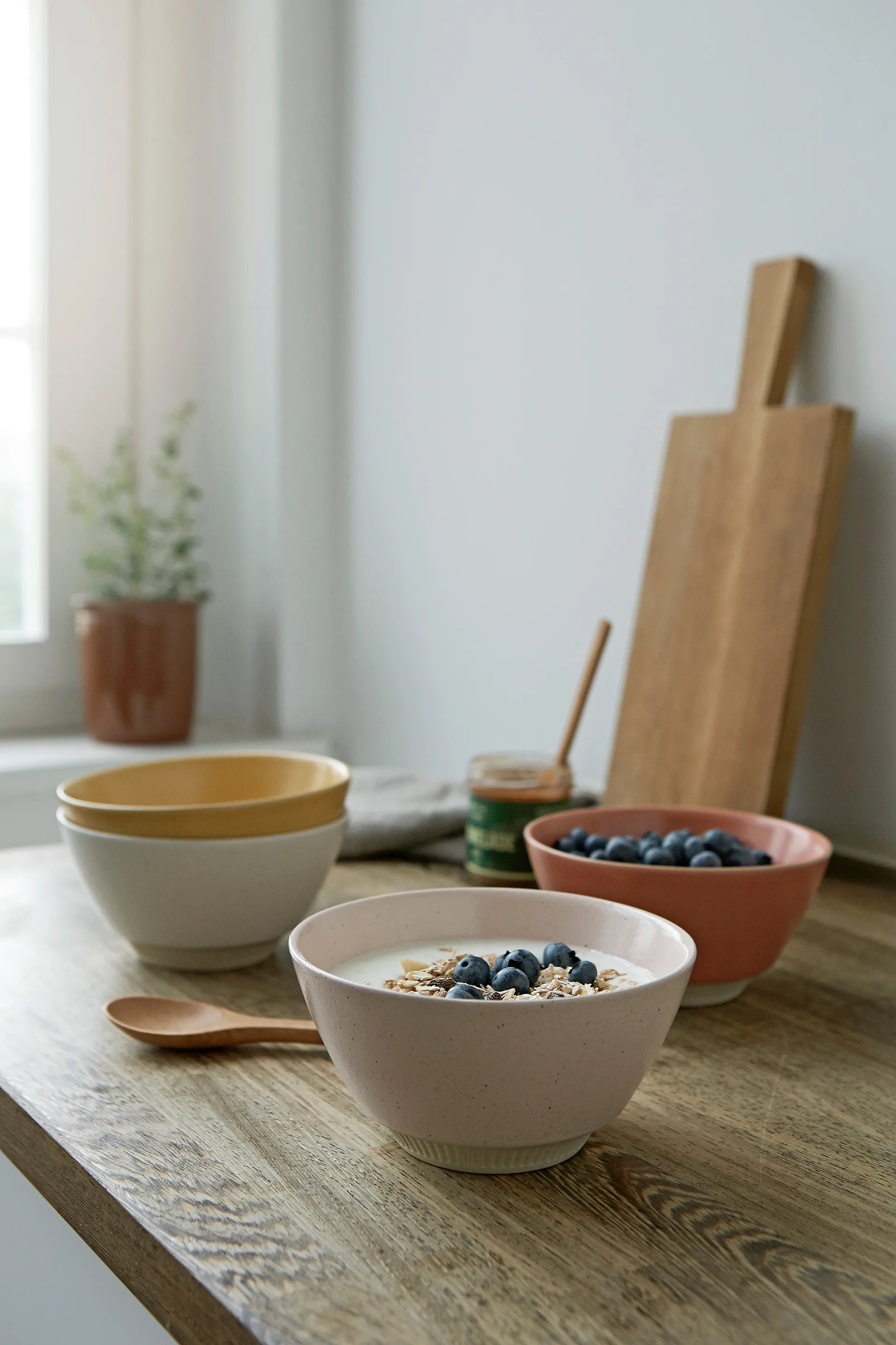 Colorit ボウル Ø14 cm, Pink Knabstrup Keramik