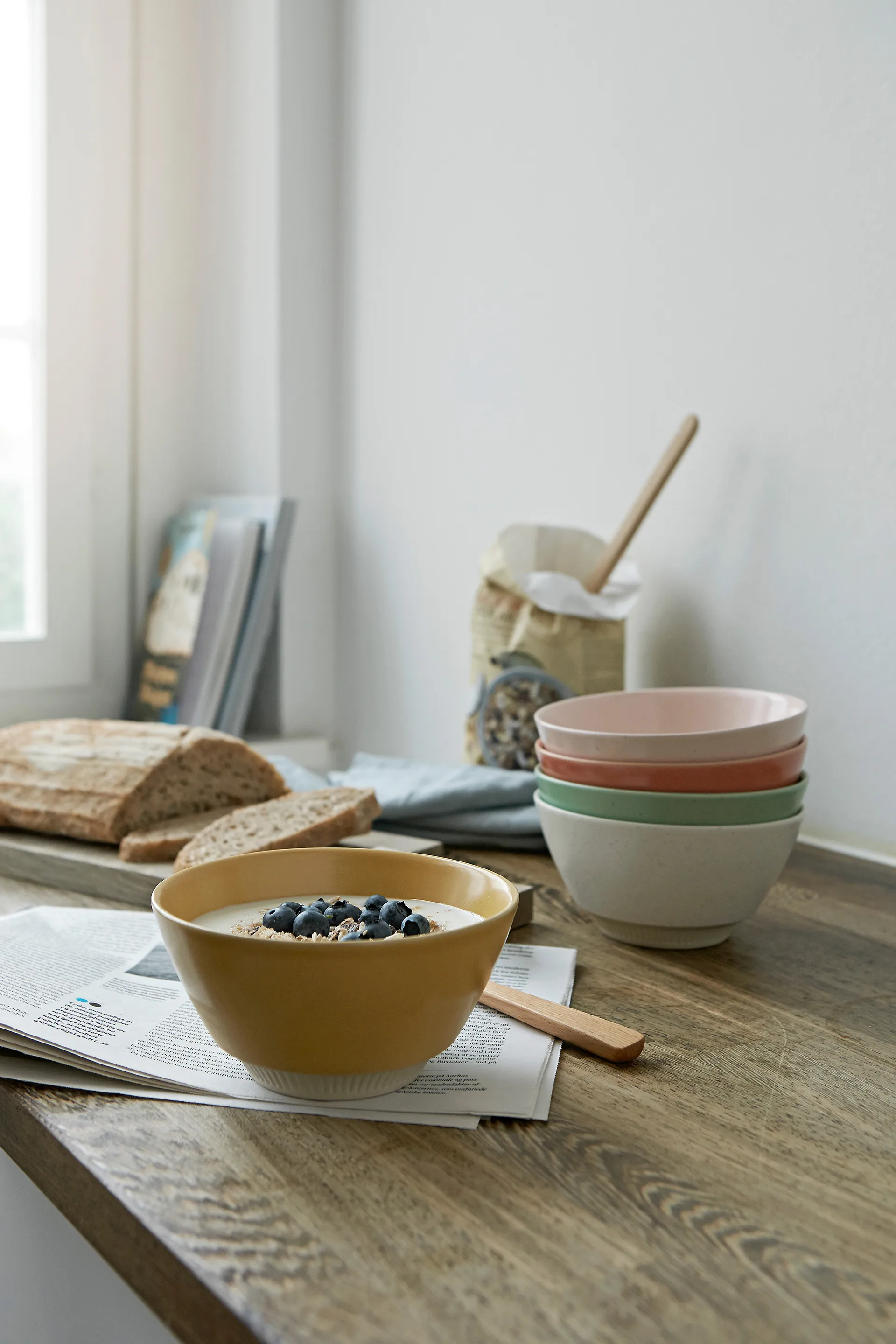 Colorit ボウル Ø14 cm, Pink Knabstrup Keramik