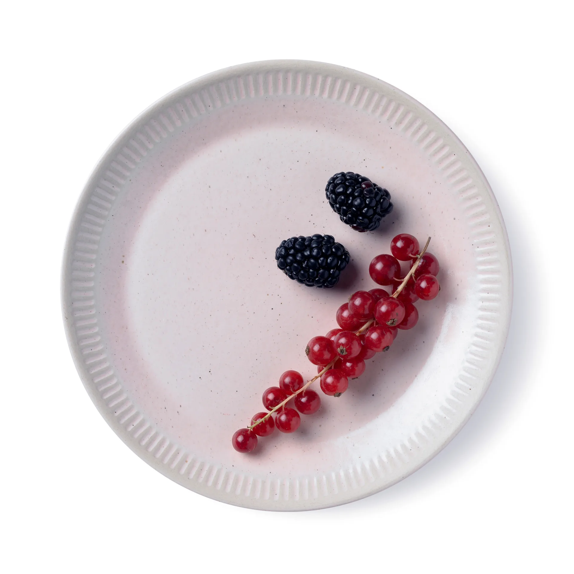 Colorit プレート Ø19 cm, Pink Knabstrup Keramik