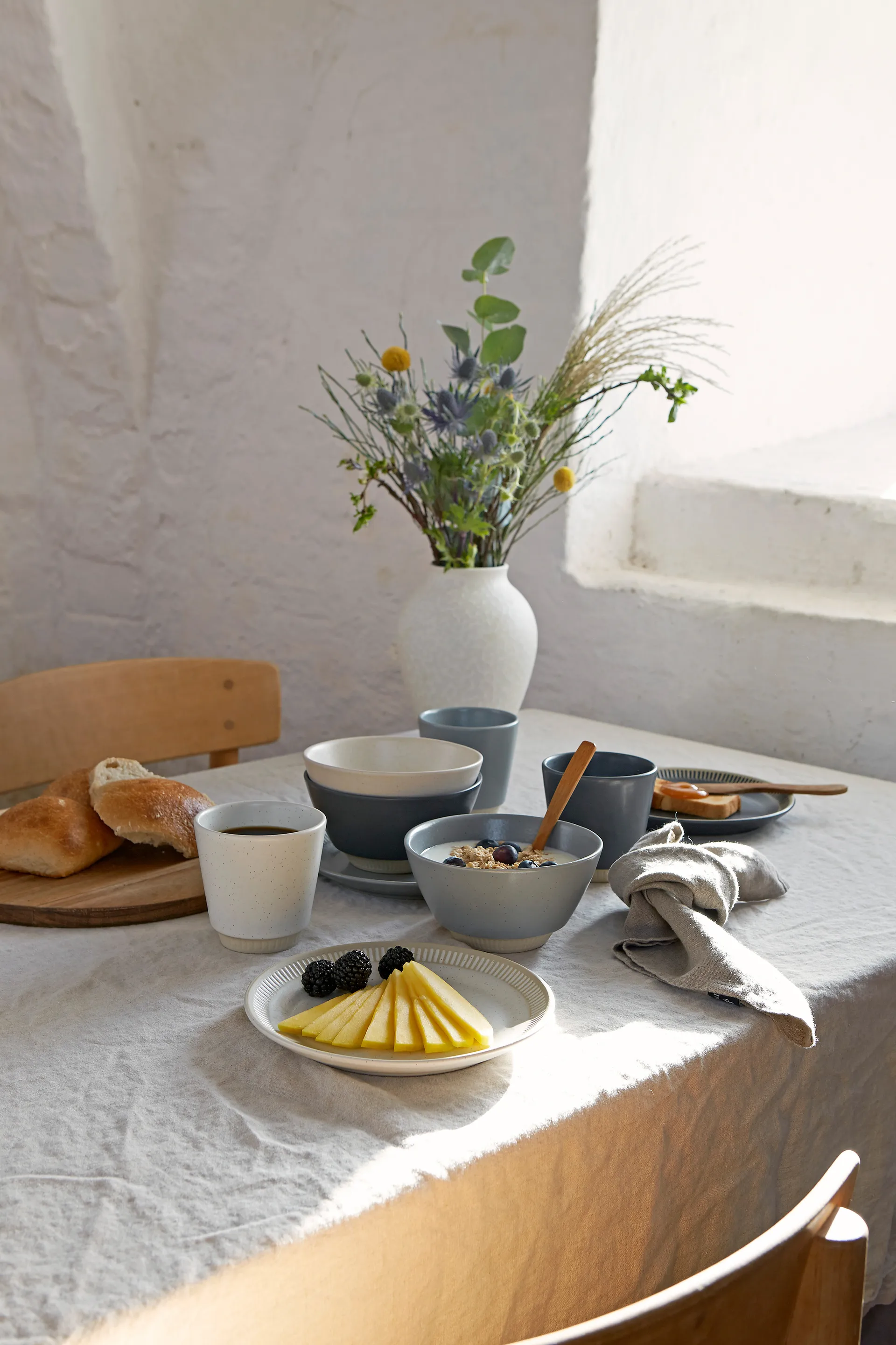 Colorit プレート Ø19 cm, Sand Knabstrup Keramik