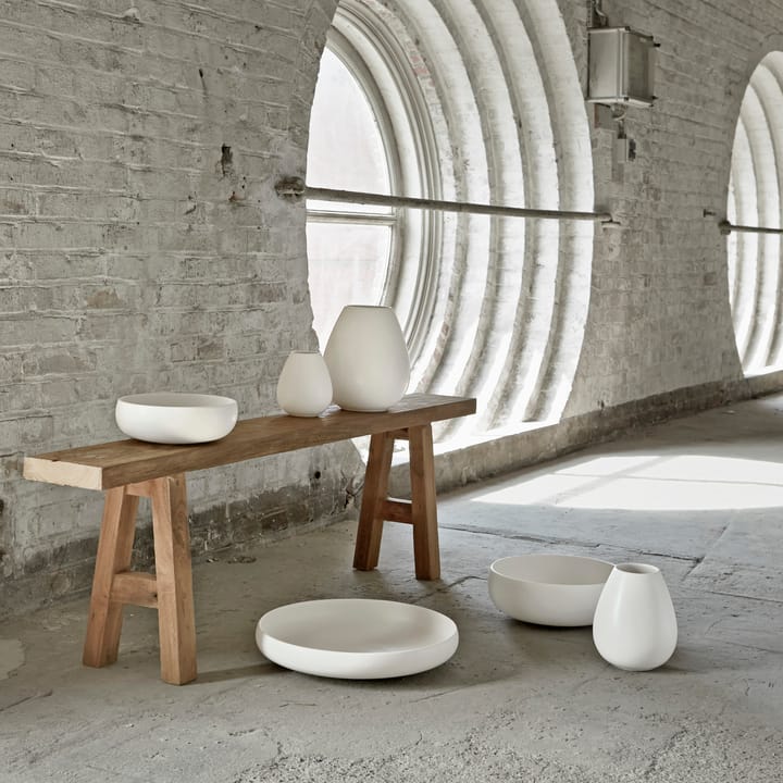 Earth 花瓶 24 cm, Lime stone white Knabstrup Keramik