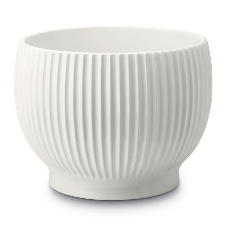 Knabstrup 植木鉢 フルート Ø14.5 cm - White - Knabstrup Keramik
