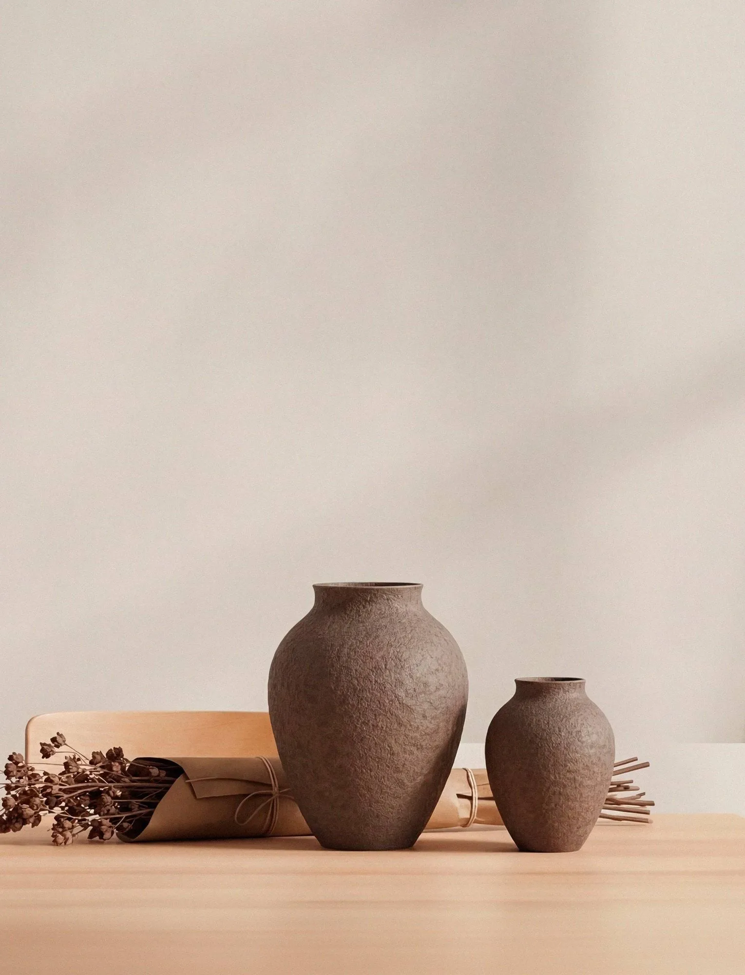 Knabstrup 花瓶 20 cm, Bark Knabstrup Keramik