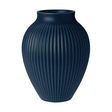 Knabstrup リブベース 20 cm - Dark blue - Knabstrup Keramik