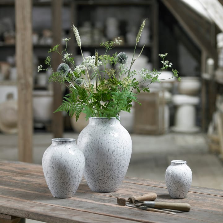 Knabstrup 花瓶 20 cm, white Knabstrup Keramik