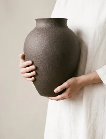 Knabstrup 花瓶 27 cm - Bark - Knabstrup Keramik