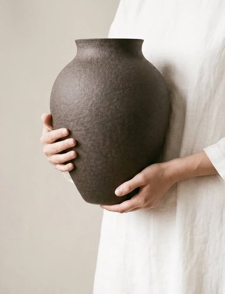 Knabstrup 花瓶 27 cm - Bark - Knabstrup Keramik