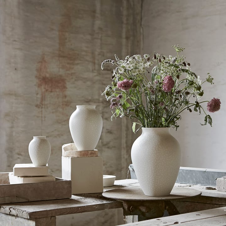Knabstrup 花瓶 35 cm - White - Knabstrup Keramik