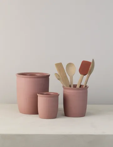 Knabstrup 保存ジャー - Dark rose, 2 L - Knabstrup Keramik