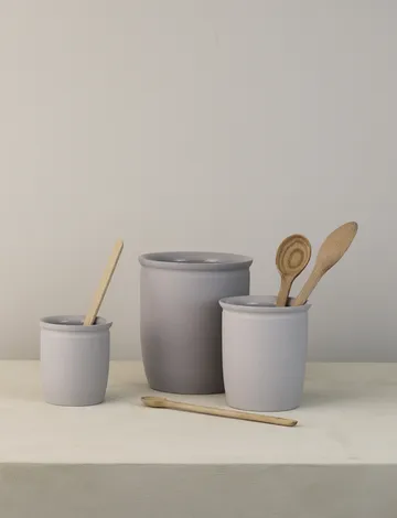 Knabstrup 保存ジャー - Grey, 0.5 L - Knabstrup Keramik