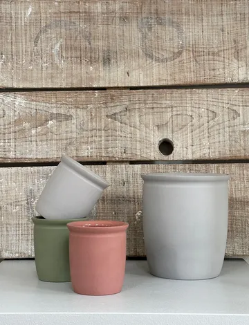 Knabstrup 保存ジャー - Grey, 0.5 L - Knabstrup Keramik