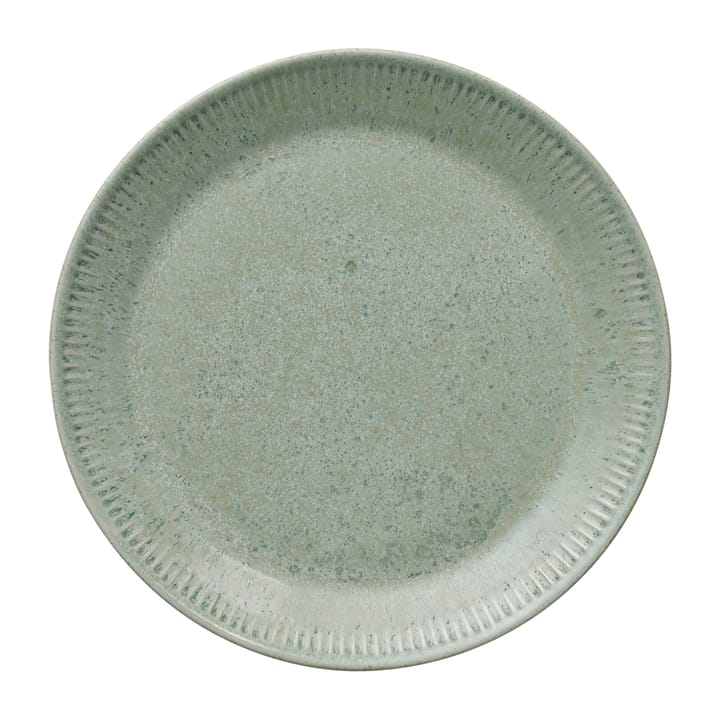 Knabstrup matプレート olivグリーン - 22 cm - Knabstrup Keramik