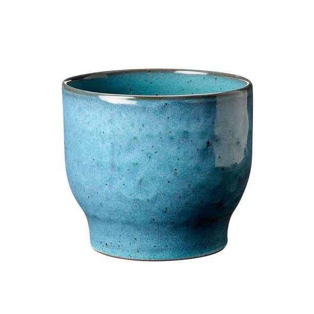Knabstrup outdoor 植木鉢 Ø12.5 cm - dusty blue - Knabstrup Keramik