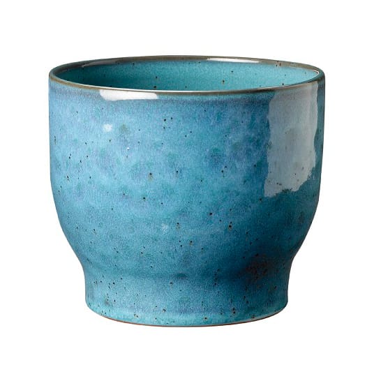 Knabstrup outdoor 植木鉢 Ø14.5 cm - dusty blue - Knabstrup Keramik