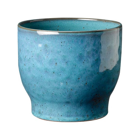 Knabstrup outdoor 植木鉢 Ø16.5 cm - dusty blue - Knabstrup Keramik