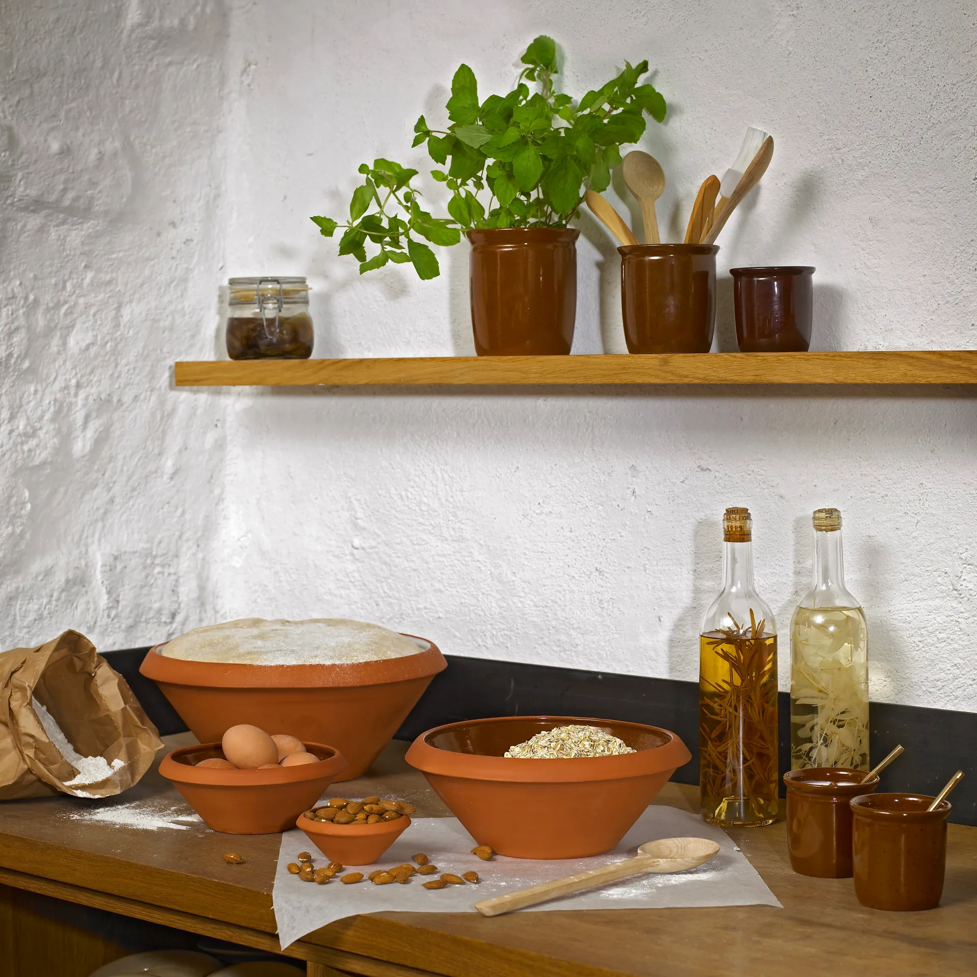 Pickle ジャー 1 l, brown Knabstrup Keramik