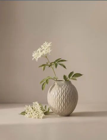 Solum 花瓶 - Ash, 24 cm - Knabstrup Keramik