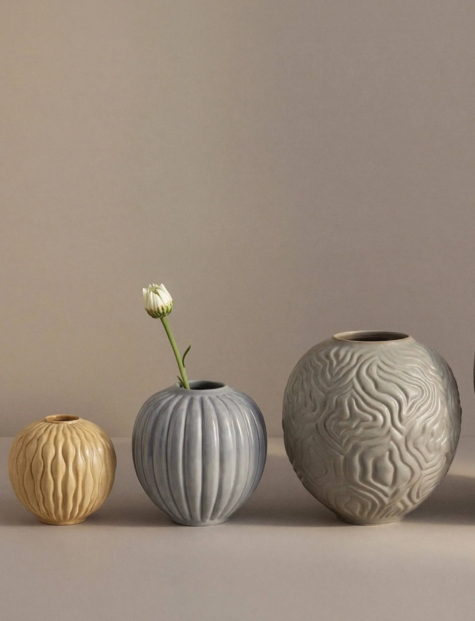Solum 花瓶, Mist, 11 cm Knabstrup Keramik
