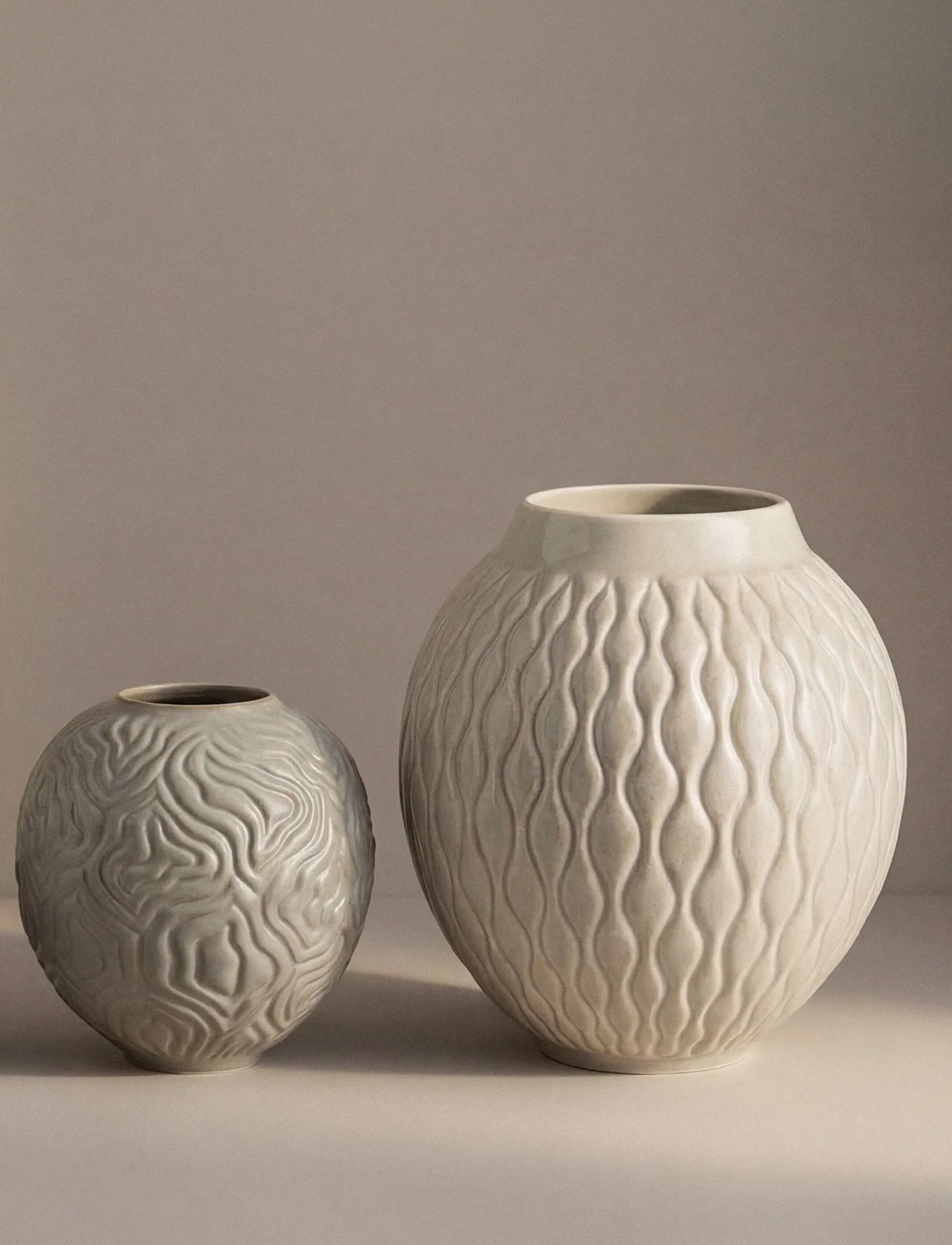 Solum 花瓶, Sage, 15 cm Knabstrup Keramik