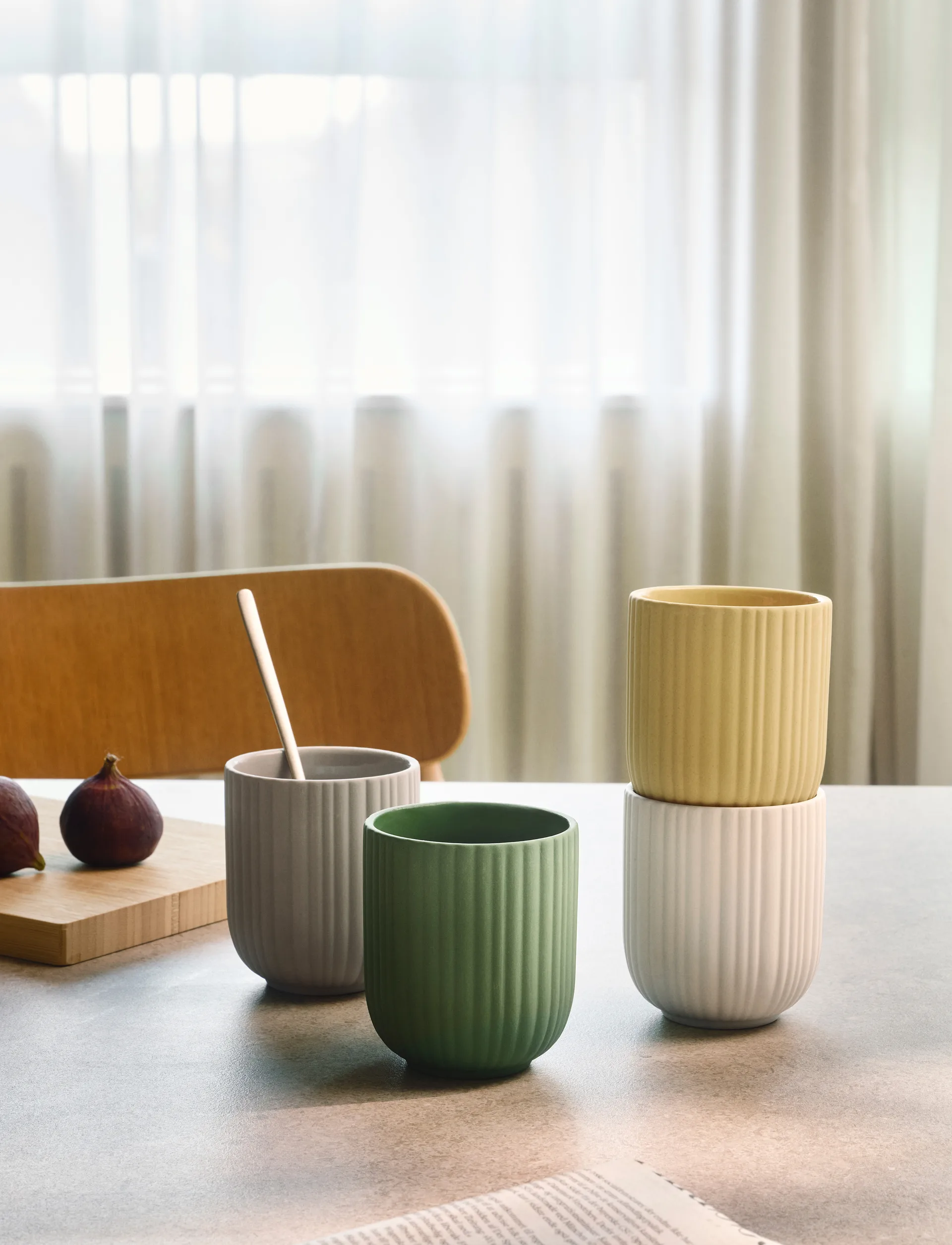 Verda マグ25 cl, Soft light grey Knabstrup Keramik