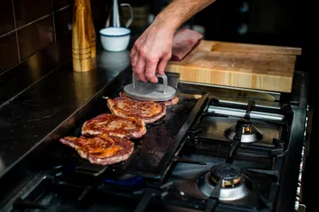 フライングテーブル 4 mm carbon steel - Frying surface 45x22 cm - Kockums Jernverk | コクムス イェルンバーク