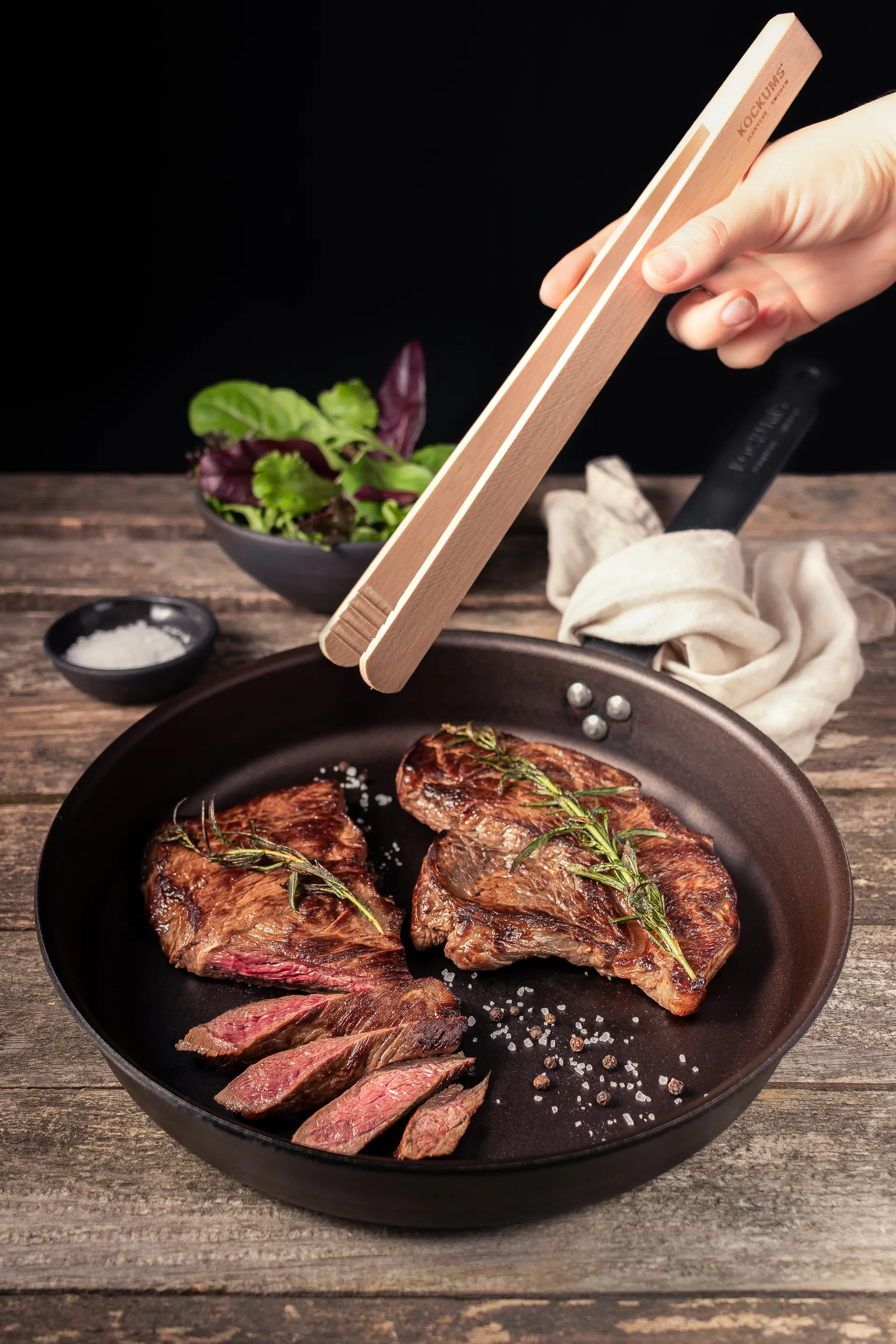 Kockums ステーキ プライヤー 30 cm, Beech Kockums Jernverk | コクムス イェルンバーク