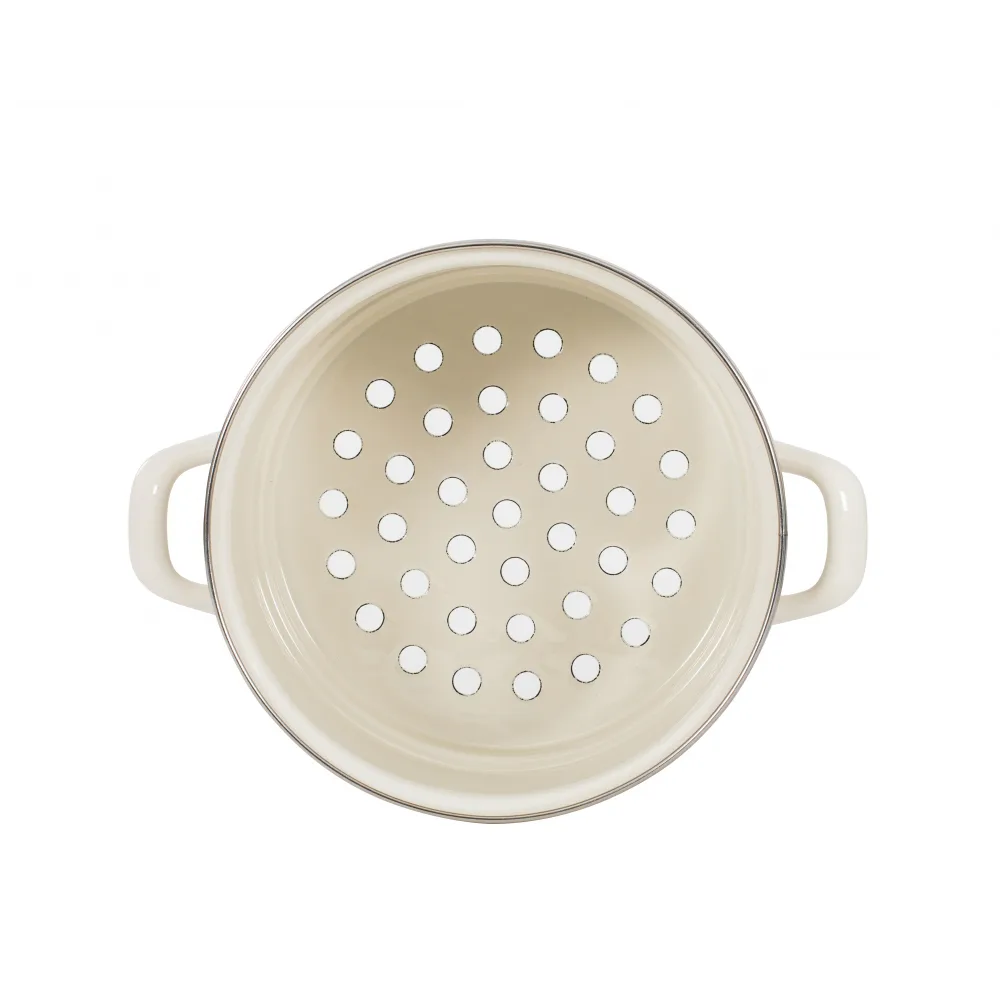 Kockums colander with Steam cooking function, Cream Lux (beige) Kockums Jernverk | コクムス イェルンバーク