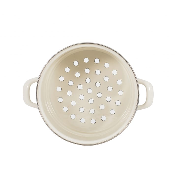 Kockums colander with Steam cooking function - Cream Lux (beige) - Kockums Jernverk | コクムス イェルンバーク