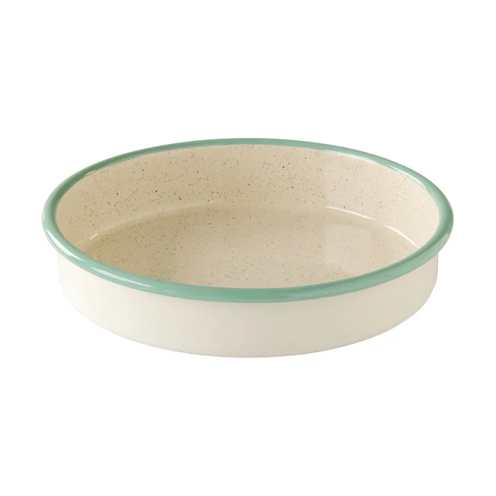 Kockums オーブンディッシュ - Cream Lux-Green, Round, Ø24 cm - Kockums Jernverk | コクムス イェルンバーク