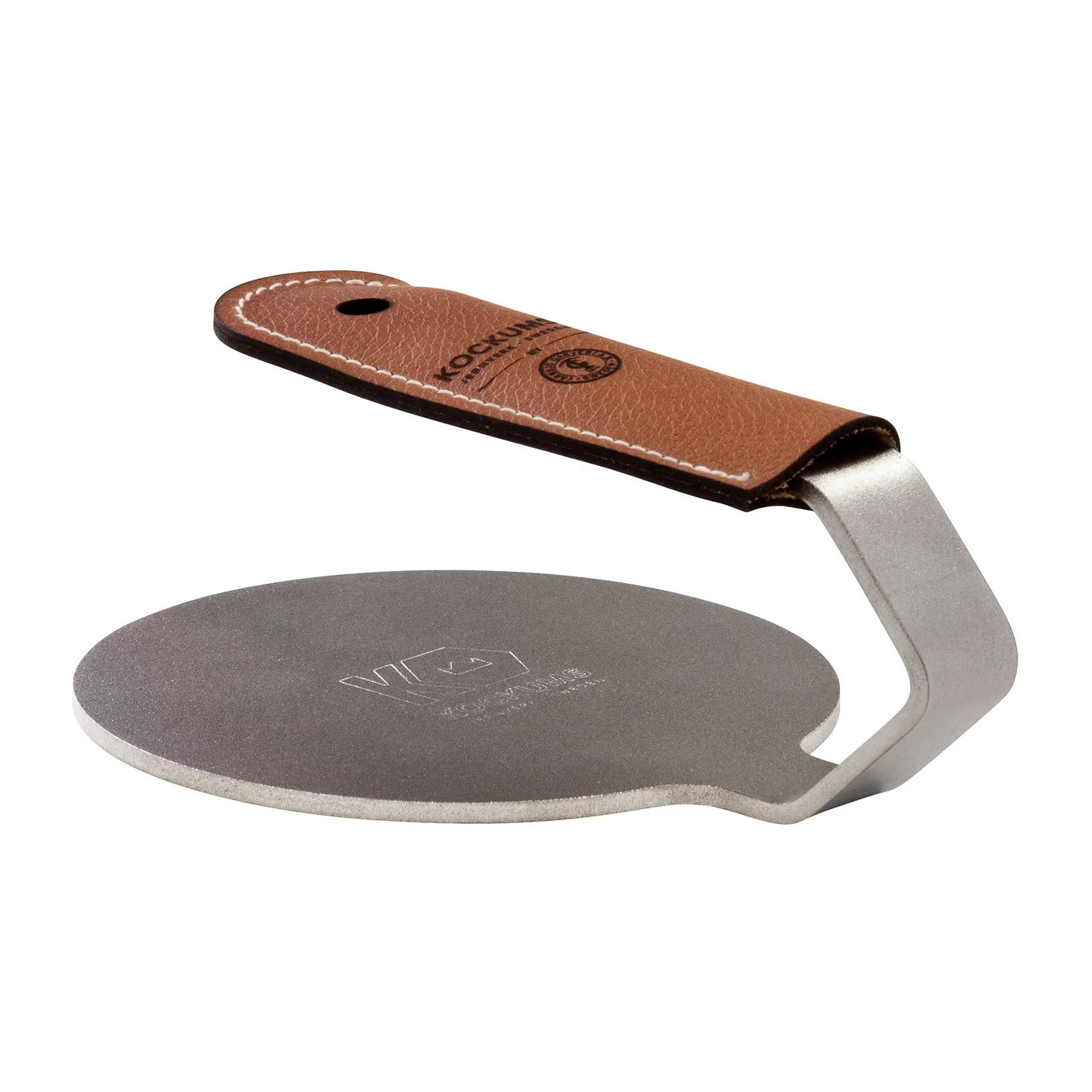 Kockums ハンバーガープレス ハンドルプロテクター付き, Stainless steel-leather Kockums Jernverk | コクムス イェルンバーク