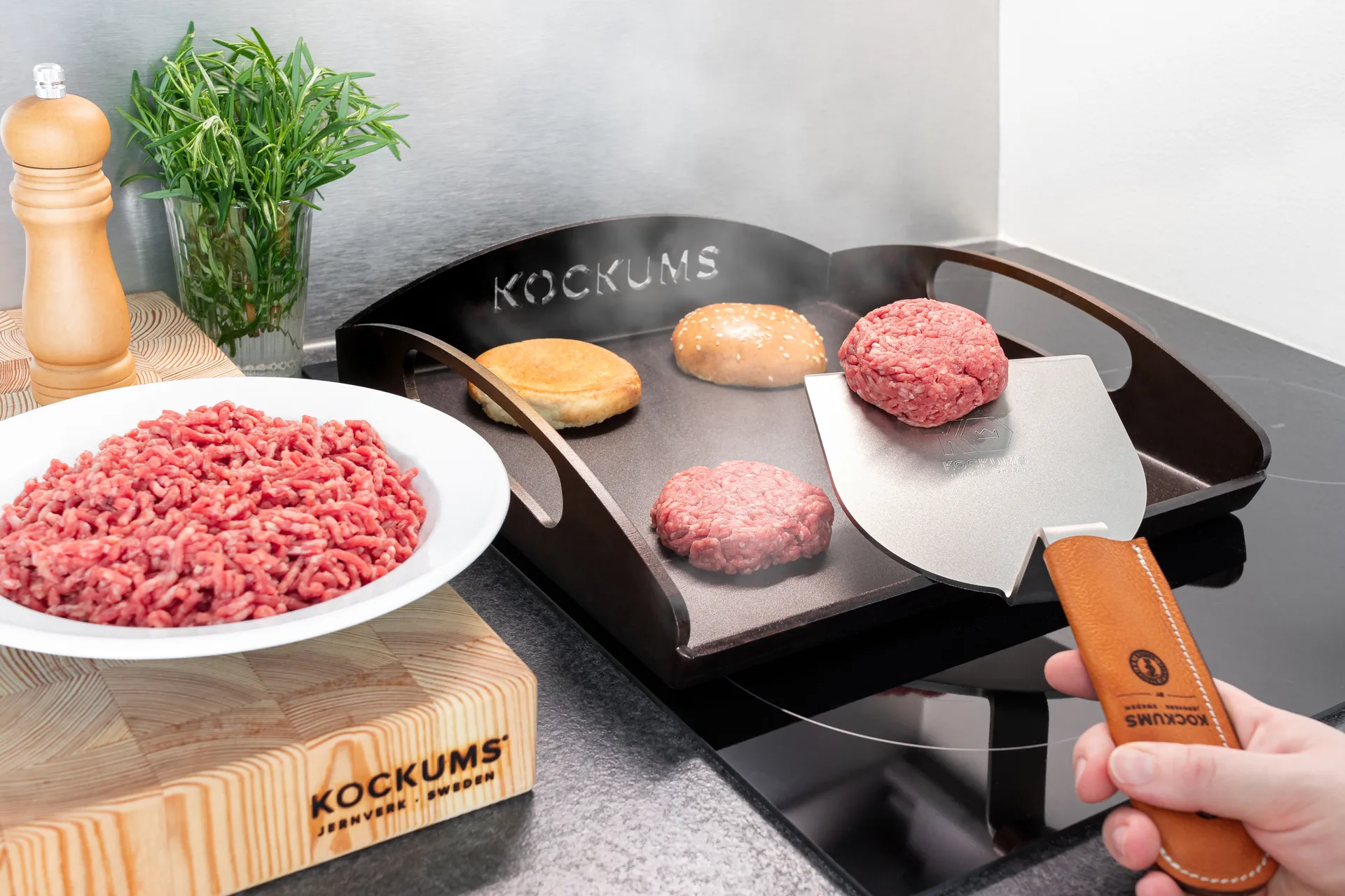 Kockumshäll クッキングパン, 35x35 cm Kockums Jernverk | コクムス イェルンバーク