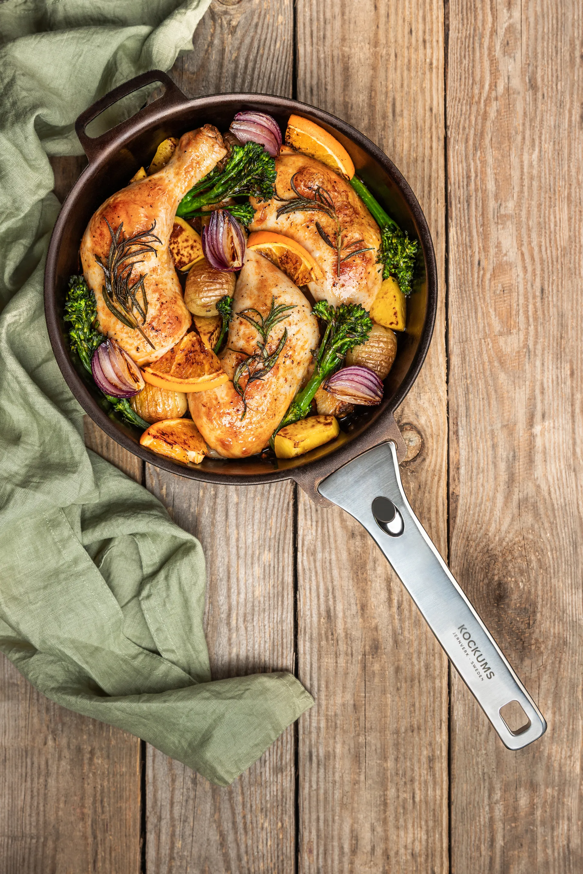 フライパン/パイ皿用ハンドル, Stainless steel Kockums Jernverk | コクムス イェルンバーク