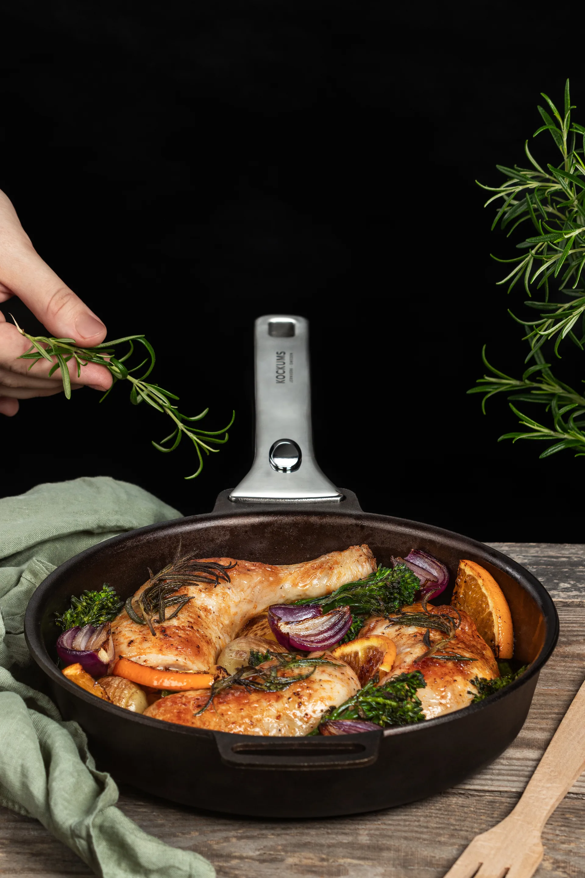 フライパン/パイ皿用ハンドル, Stainless steel Kockums Jernverk | コクムス イェルンバーク