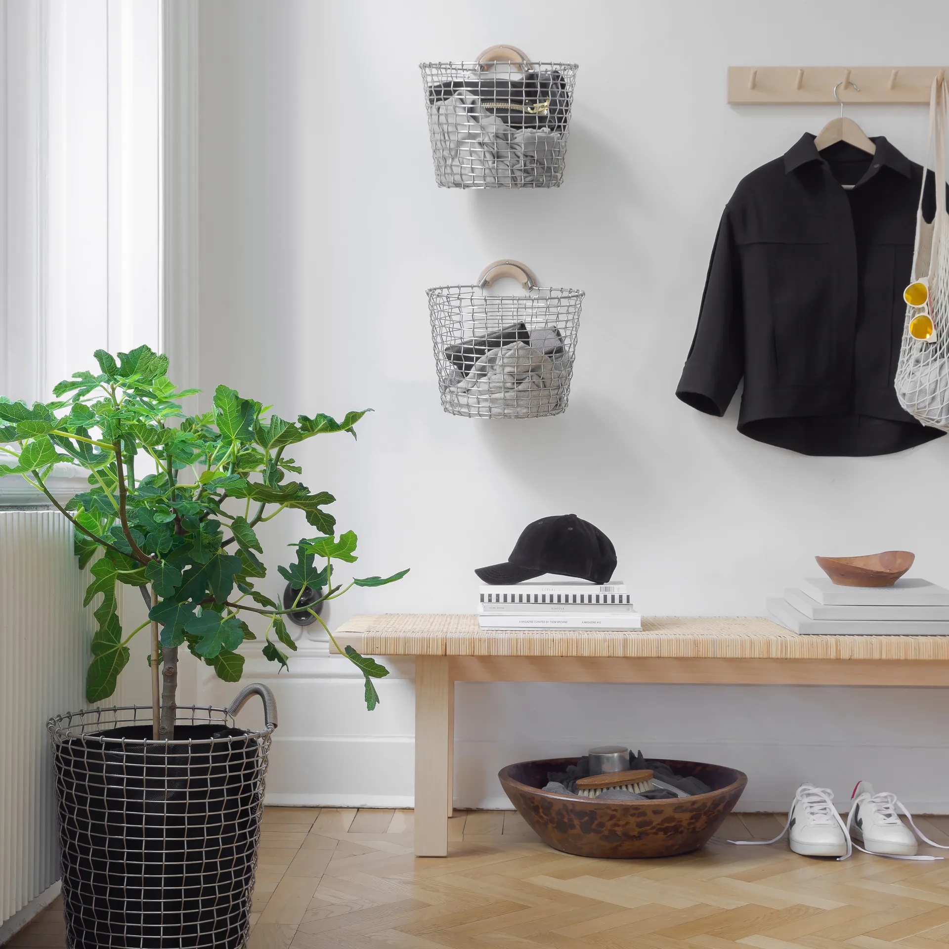 Korbo バスケット ハンガー 木製, ash KORBO | コルボ