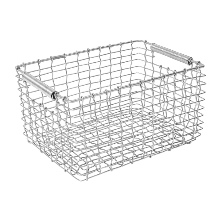 Rectangular 15 収納バスケット - Galvanised steel - KORBO | コルボ