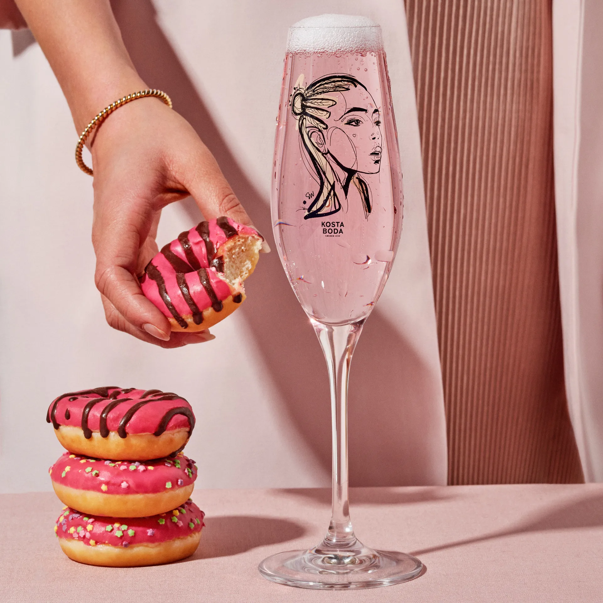 All about you シャンパングラス 24 cl 2パック, forever yours Kosta Boda | コスタボダ