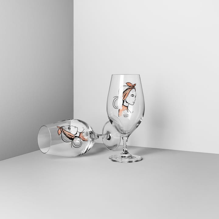 All about you ビアグラス 40 cl 2パック, Near you beer (rusty orange) Kosta Boda | コスタボダ