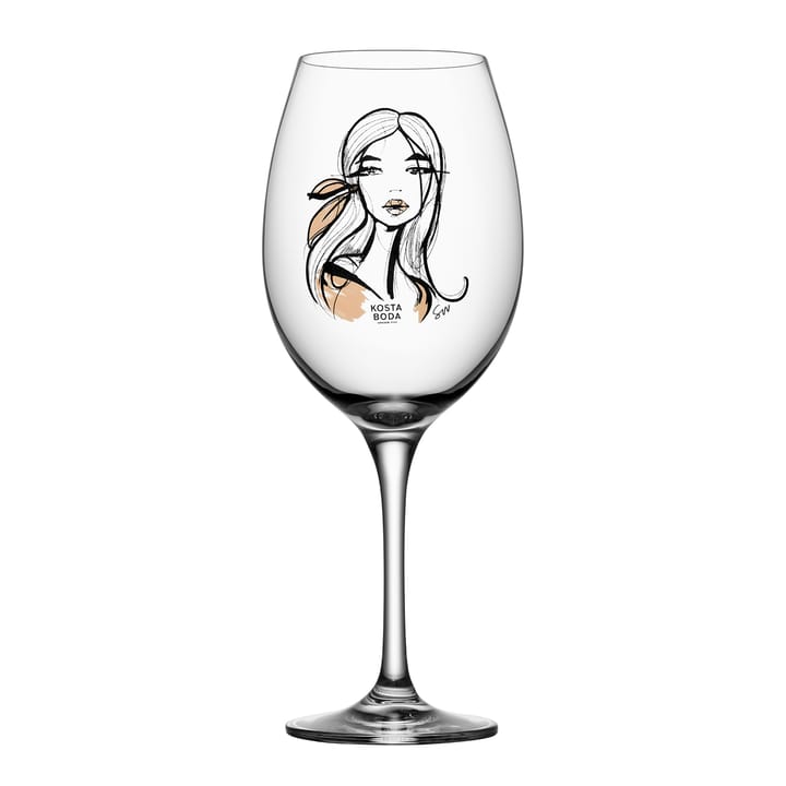 All about you ワイングラス 52 cl 2パック, Wait for her (dusty pink) Kosta Boda | コスタボダ