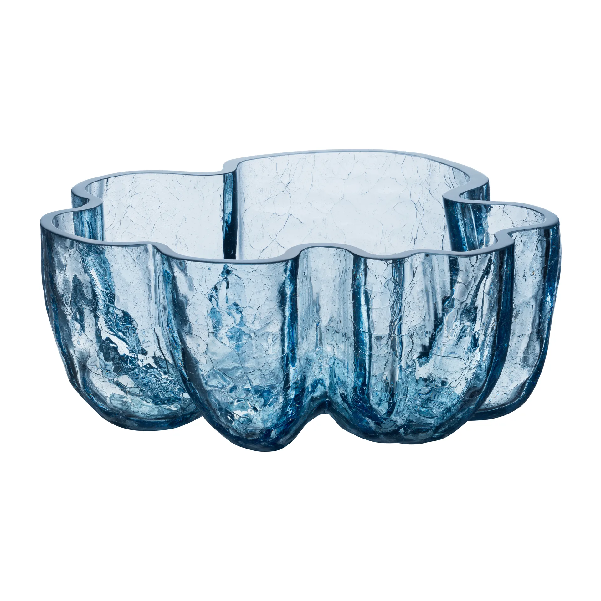 Crackle ボウル 10,5 cm, Circular glass (Blue) Kosta Boda | コスタボダ