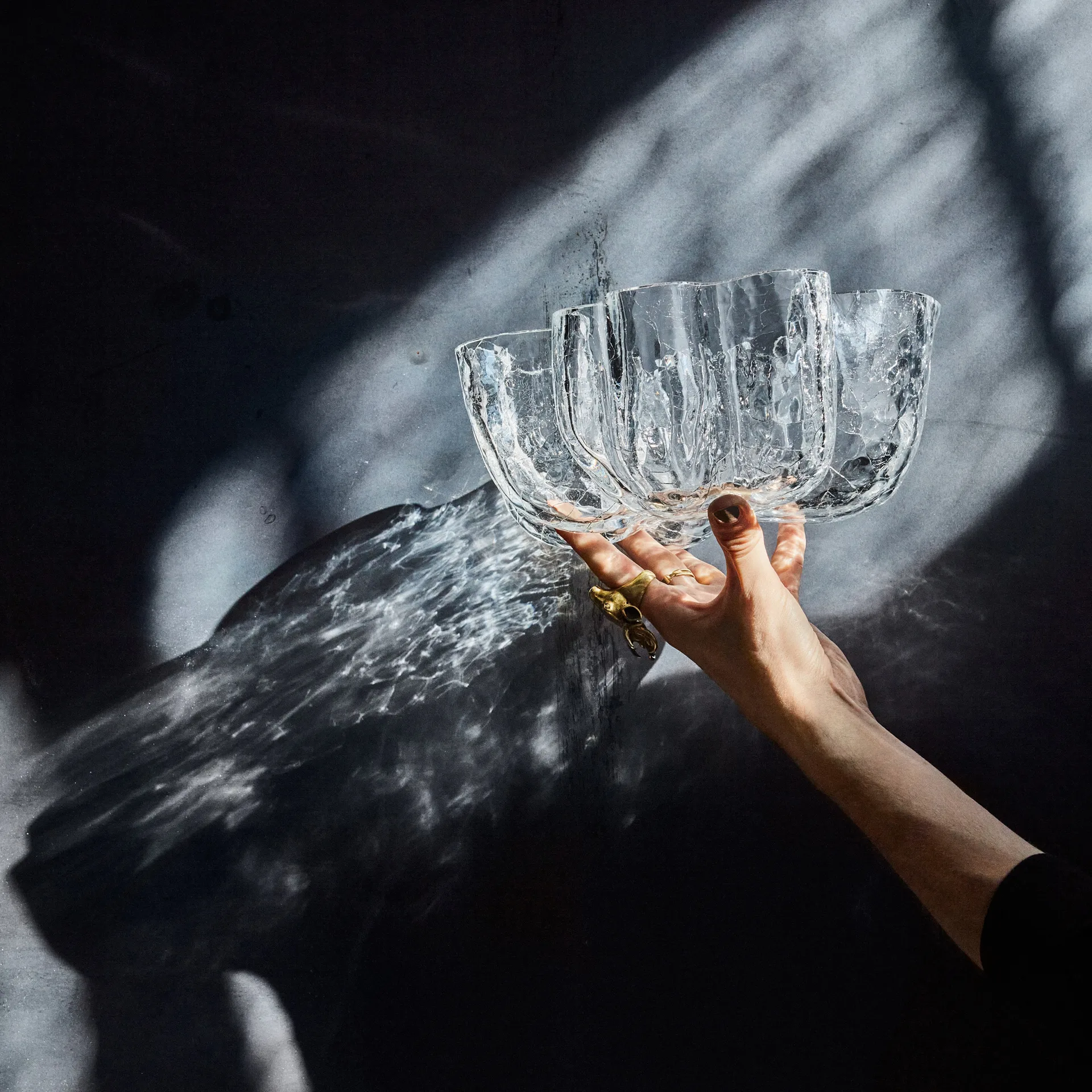 Crackle ボウル 10,5 cm, clear Kosta Boda | コスタボダ