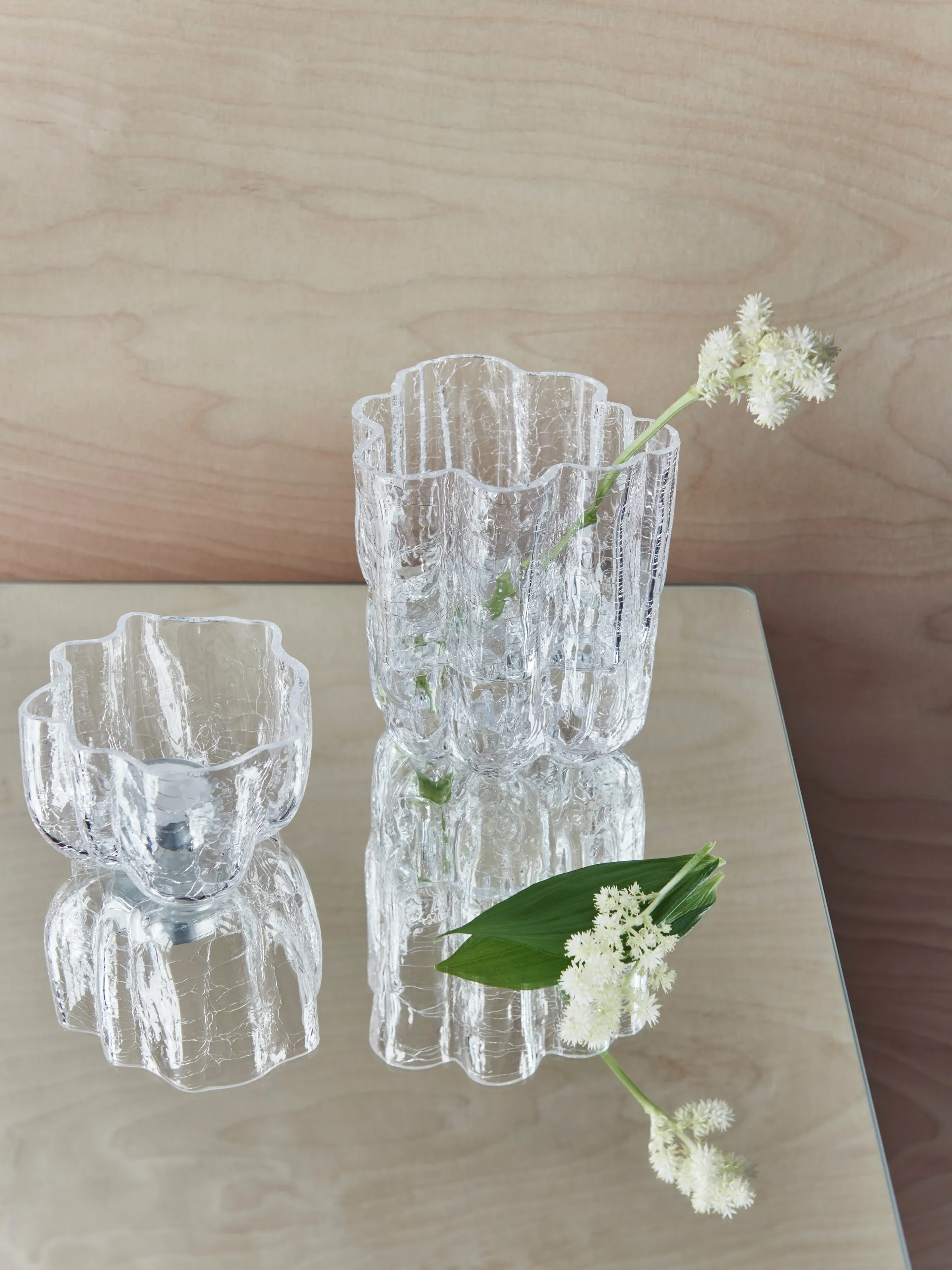 Crackle 花瓶 12,1 cm, Clear Kosta Boda | コスタボダ