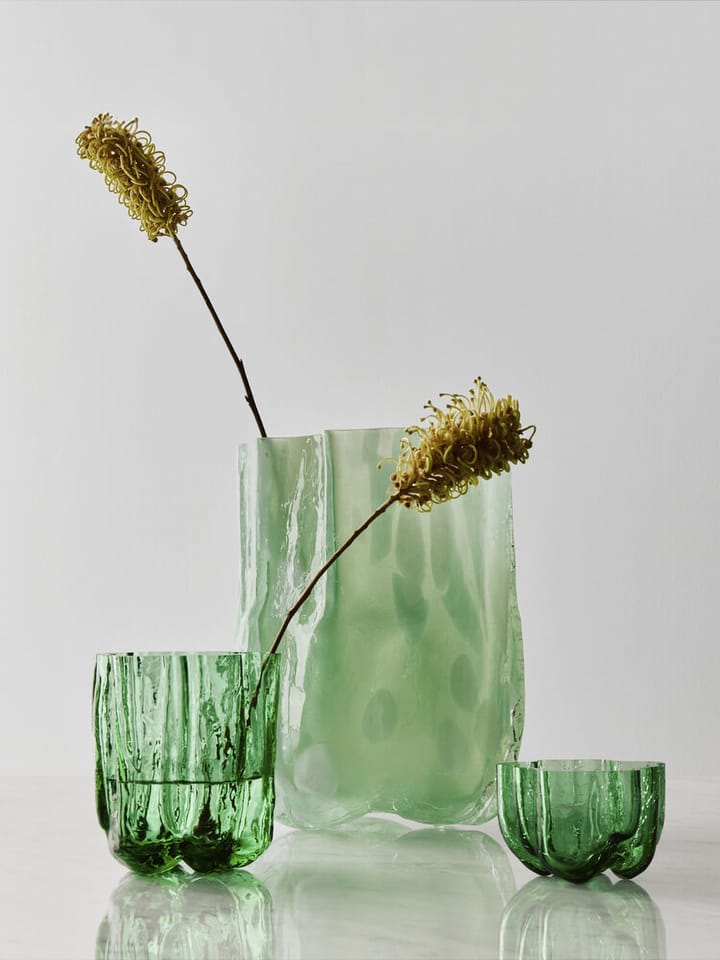 Crackle キャンドルホルダー 5,8 cm, Dark green Kosta Boda | コスタボダ