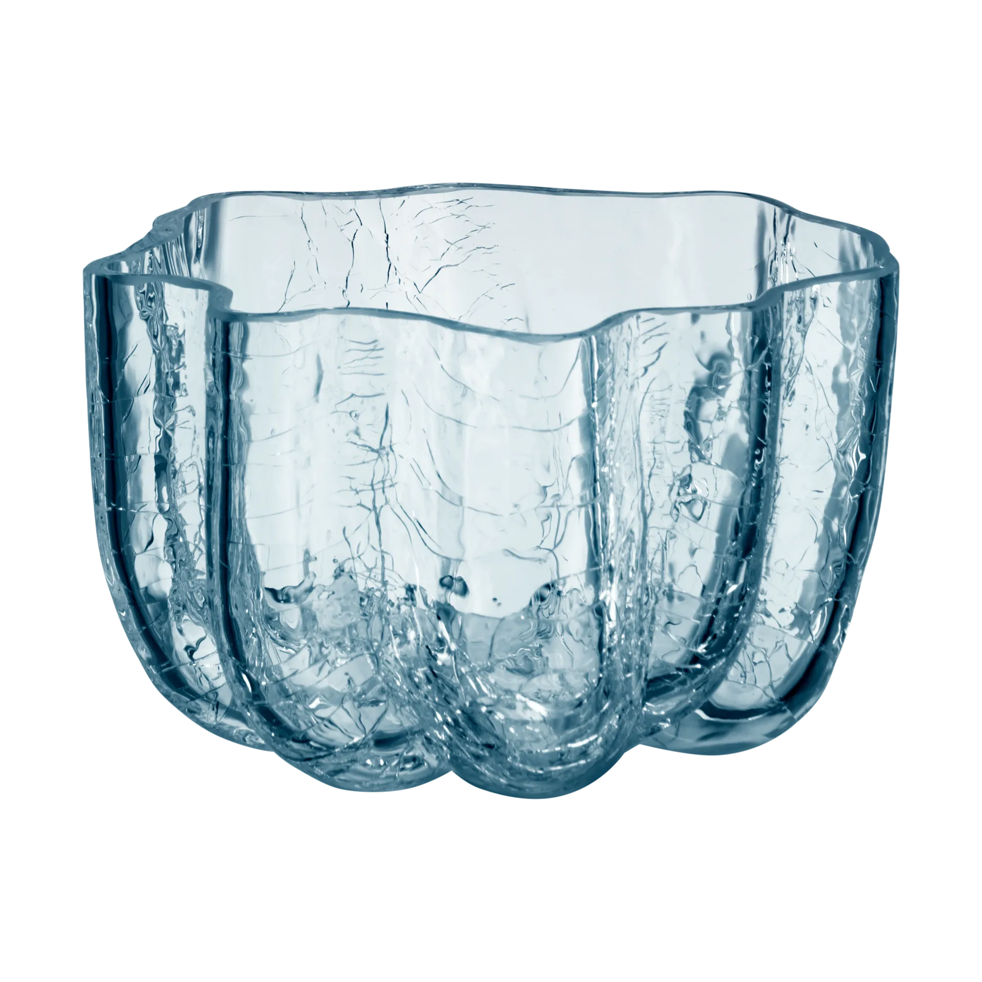 Crackle キャンドルホルダー circular 58 mm, Clear Kosta Boda | コスタボダ