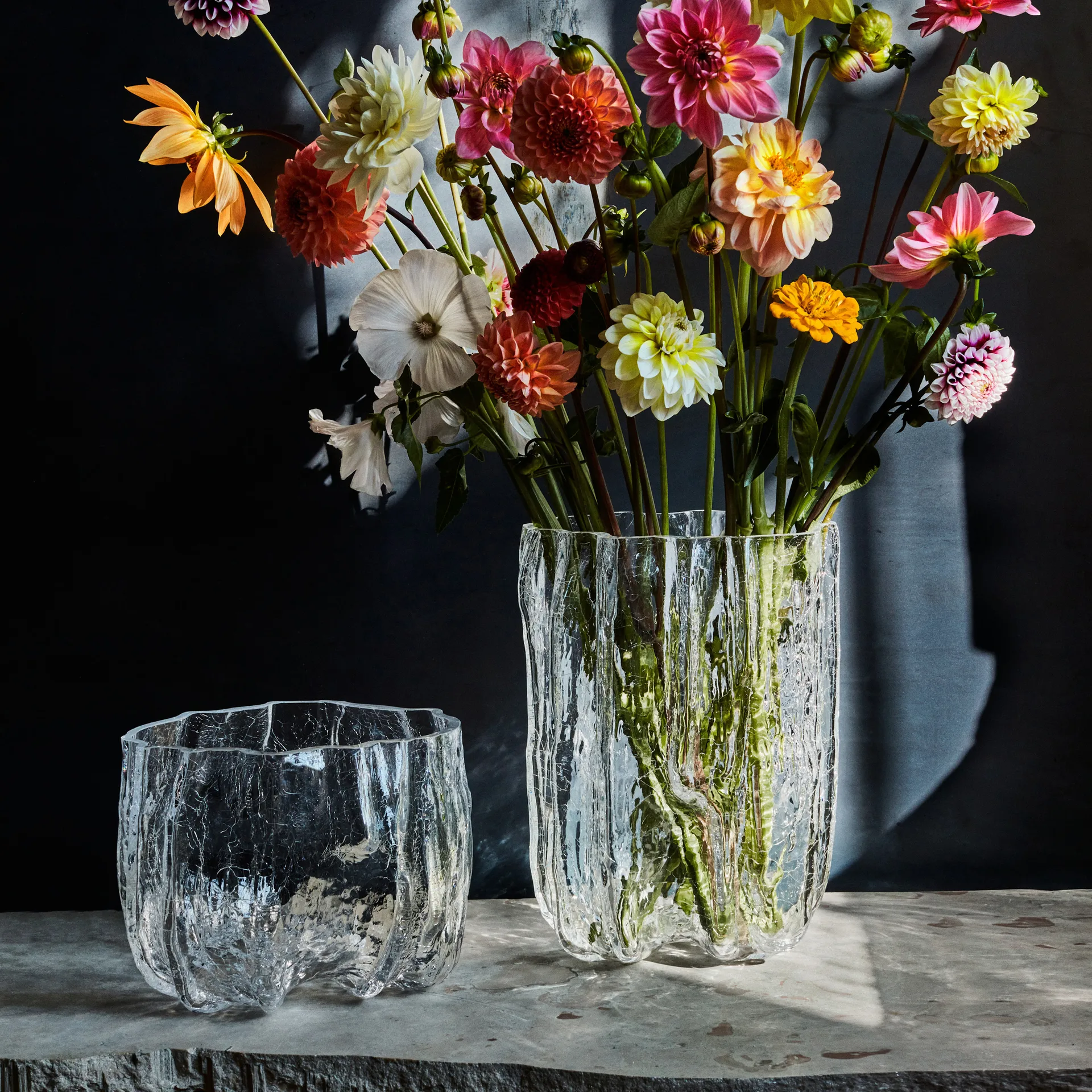 Crackle ボウル ラージ, clear Kosta Boda | コスタボダ