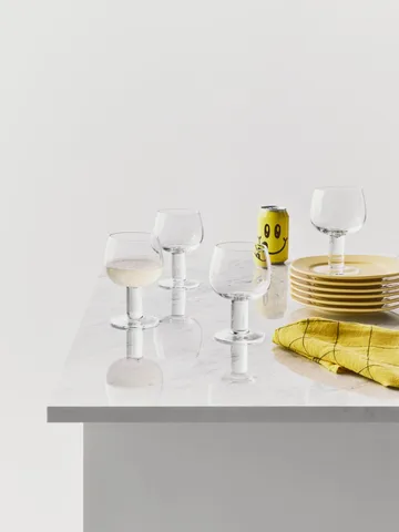Father’s glass - Clear, 4-pack - Kosta Boda | コスタボダ
