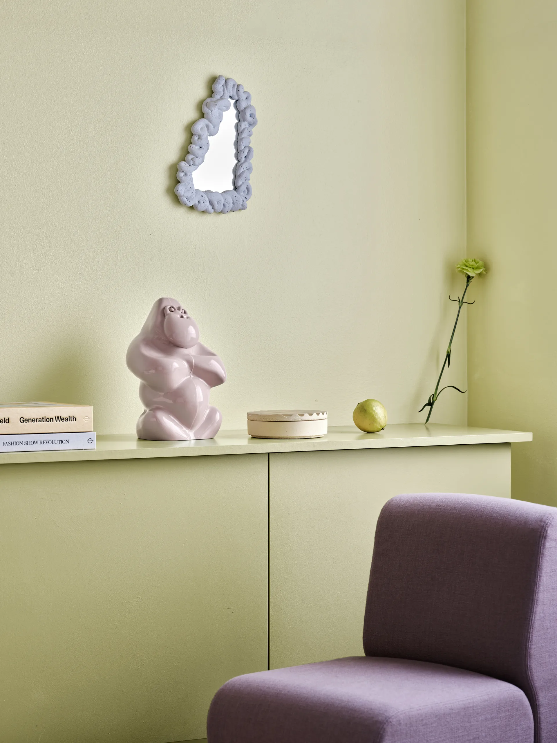 Gabba Gabba Hey スカルプチャー 305 mm, Powder pink Kosta Boda | コスタボダ