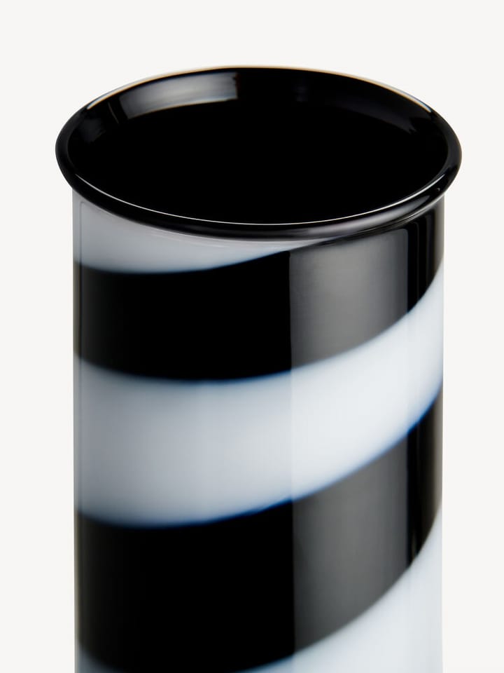 Lab シリンダー花瓶 30 cm, Black-white Kosta Boda | コスタボダ