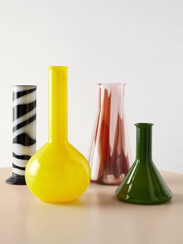 Lab Erlenmeyer 花瓶 30.5 cm - Red-white-pink - Kosta Boda | コスタボダ